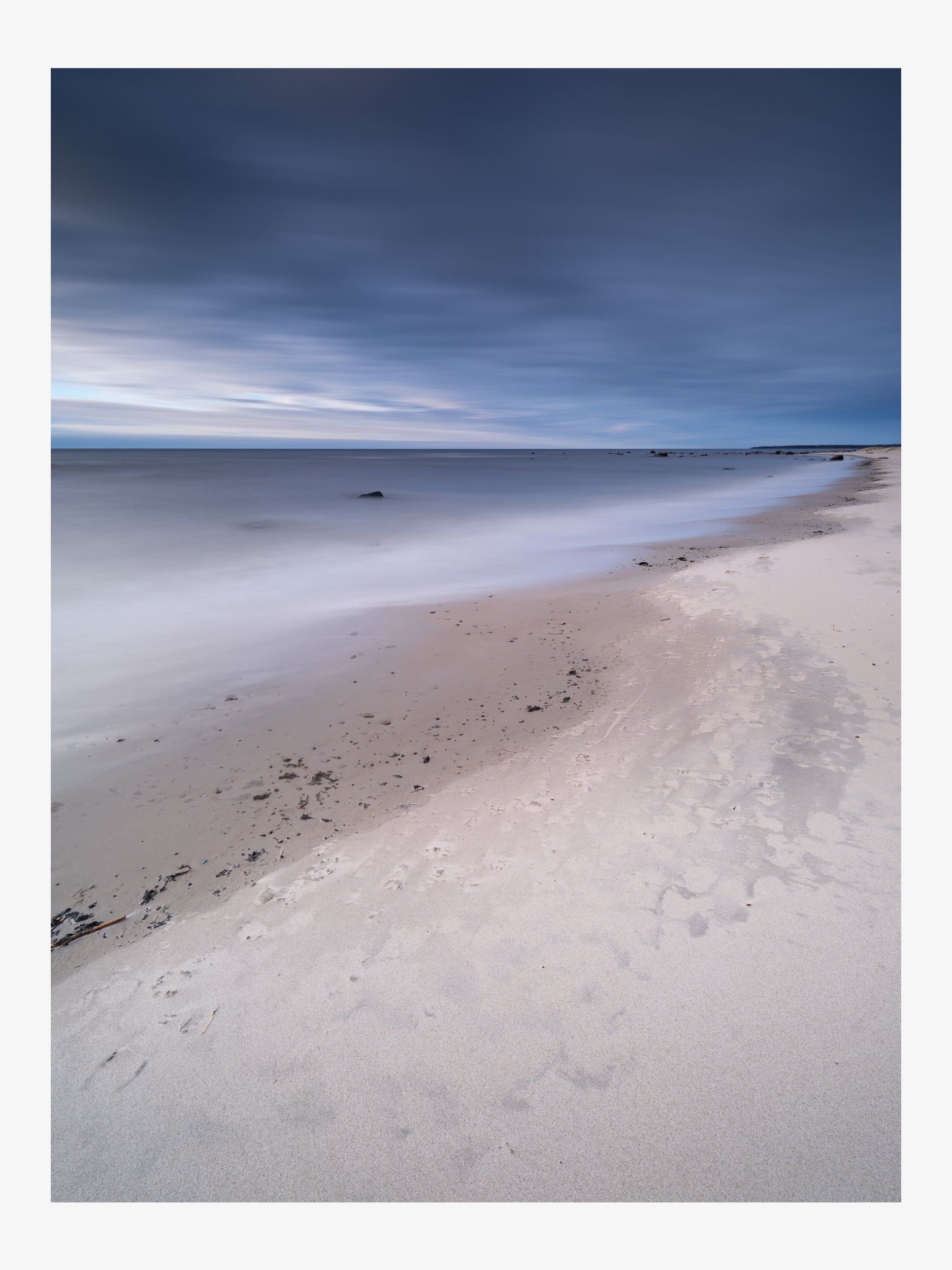 Quiet Sandy Shoreline – Coastal Landscape Fine Art Print