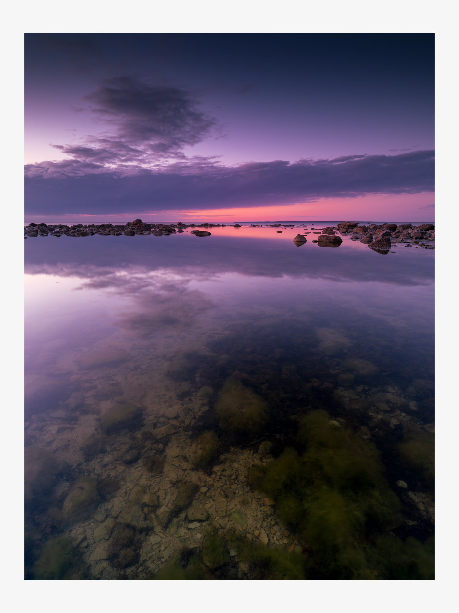 Baltic Sunset Reflections – Tranquil Seascape Fine Art Print